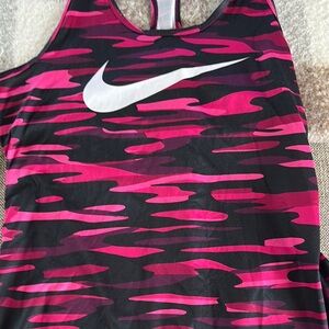 Nike Pink and Black Racerback tank